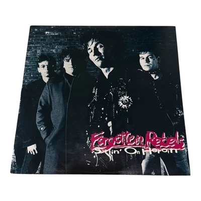 Vintage Forgotten Rebels Surfin' On Heroin LP Vinyl Punk Rock Album Enigma 1988 - Image 1 of 4