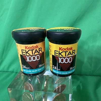 2-Kodak Ektar 1000 ISO 35mm 24 Exposición Caducado 1994 Sellado Foto 1 de 4
