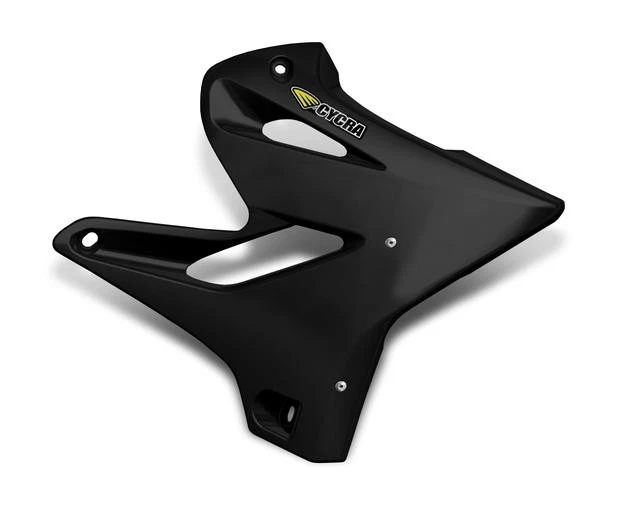 Cycra Powerflow Radiator Shrouds Black fits Yamaha YZ125/YZ250/YZ250X - Image 1 of 1
