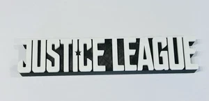 Decorative Justice League DC logo Film Sign Display Pops Self Standing - Picture 1 of 3