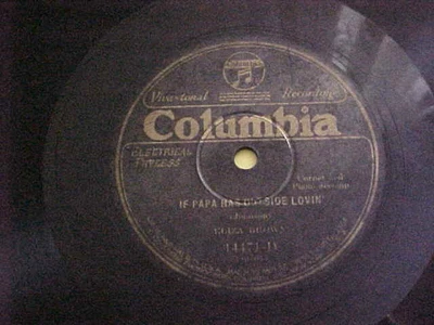 78 RPM -- eliza brown peddlin man / columbia 14471 - Image 1 of 4