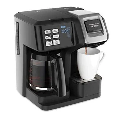 Hamilton Beach 49976 FlexBrew Trio 2-Way Single Serve Coffee Maker & Full 12c Po - Image 1 of 4
