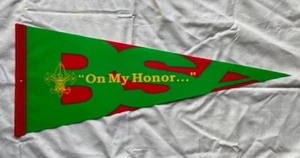 NEW Scouts FELT FLAG PENNANT - EAGLE SCOUT oath COURT OF HONOR decorations - Picture 1 of 3
