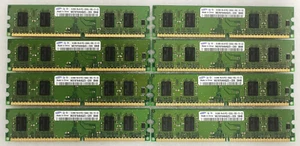 LOT OF 8 Samsung M378T6464QZ3-CE6 PC2-5300U-555-12-C3 512MB Memory RAM - Picture 1 of 4