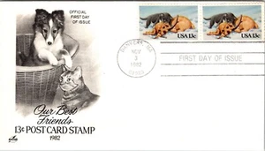 FDC: Our Best Friends - Danvers, Ma- November 3, 1982 - Picture 1 of 2