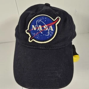 NASA Baseball Cap, Navy, Red Canoe with Patch, Hook/Loop Closure - Picture 1 of 3