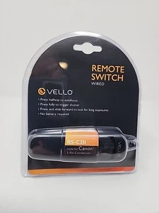 Vello Remote Switch (Wired) RS-C2II for Canon 3-Pin Connection - New - Picture 1 of 5