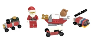 2017 LEGO CITY Advent Calendar Minifigure Santa w/ Sleigh (60155) Lot #4 - Picture 1 of 18
