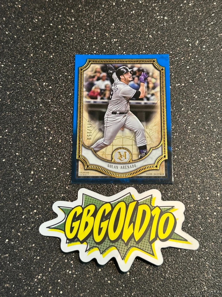 2018 Topps Museum Collection - #10 Nolan Arenado Blue /150 - Image 1 of 2