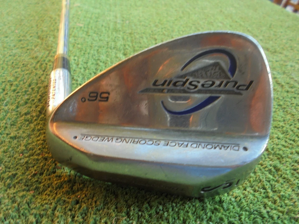 Pure Spin Diamond Face Tungsten Sole 56 Sand Wedge Golf Club Right Hand Steel S - Image 1 of 4