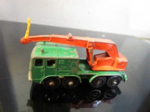 Matchbox Lesney 30 8 Wheel Crane Green Orange Boom - Picture 1 of 5