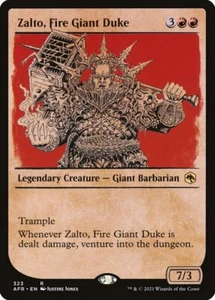 Zalto, Fire Giant Duke (323) Showcase Adventures in the Forgotten Realms AFR MTG - Bild 1 von 1
