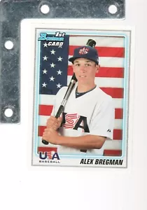 2010 #BDPP95 Alex Bregman Bowman Draft Picks casi nuevo + EE. UU. NOVATO BÉISBOL RC ASTROS - Imagen 1 de 1