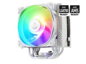 Enermax ETS-T50 AXE ARGB CPU Air Cooler White - AM5 & LGA 1700 Kit Included