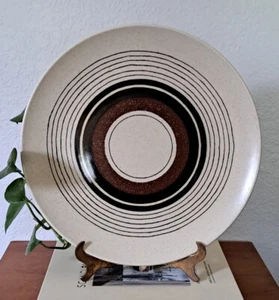 Vintage Mikasa Indian Feast Tribal Ring 12.5” Serving Plate Stoneware 70s Boho - Imagen 1 de 4
