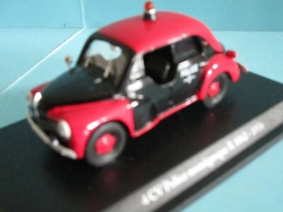RENAULT 4 CV POLICE MONACO R 1062 1956 ELIGOR HACHETTE 1/43 MIB - Photo 1/2