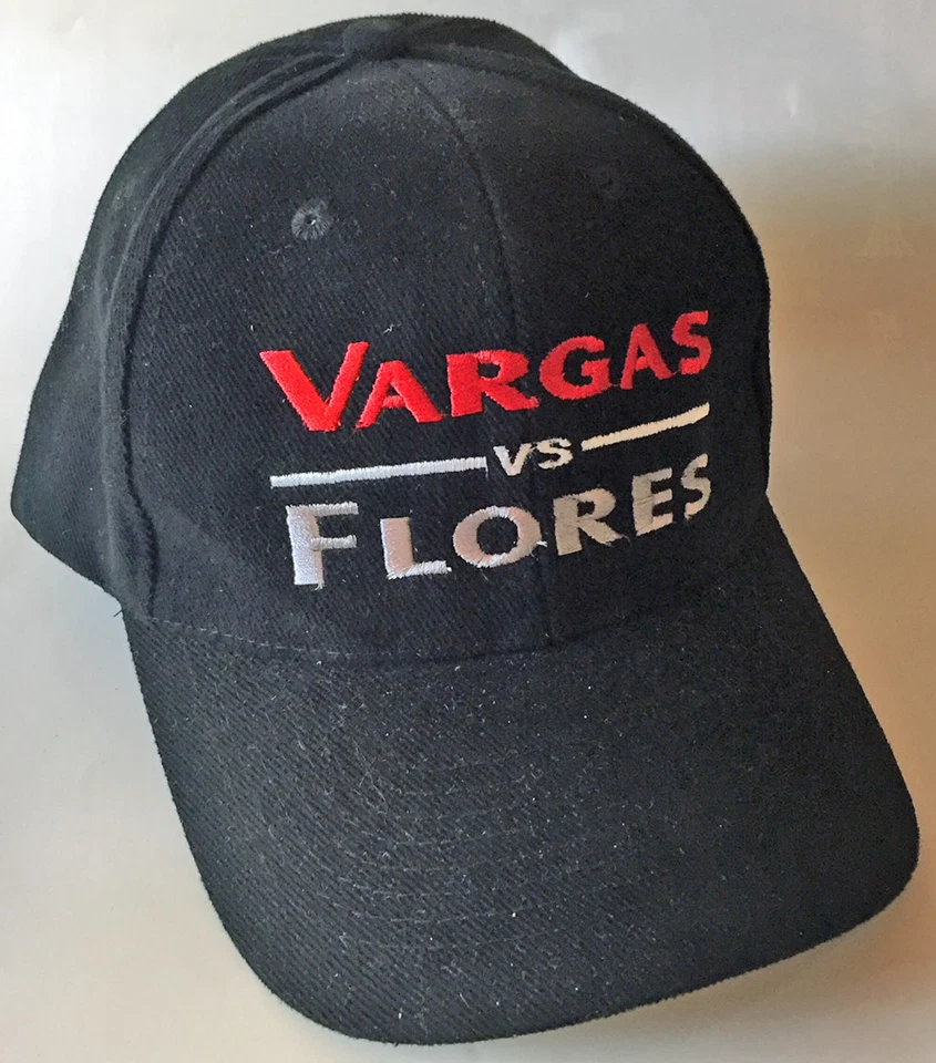 Gorra de Béisbol Boxeo Lucha Fernando Vargas vs. Shibata Flores De Colección Nueva Foto 1 de 1