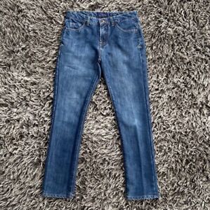 Lucky Brand Billy Stright Jeans Boys 14 Blue Med Wash Denim Mid Rise Stretch