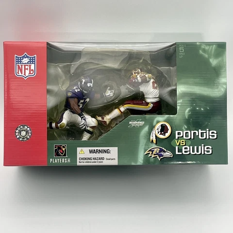 Mcfarlane NFL 2 Pack Clinton Portis vs Ray Lewis Redskins Ravens 2004 Series 10 Cover
