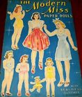 Vintage Uncut 1942 The Modern Miss Paper Dolls~#1 Reproduction~Nostalgic Set!