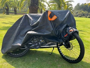 Elektrische fietshoes waterdicht GROTE maat mountainbikehoes stofdicht regenbest - Picture 1 of 13