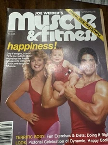 MUSCLE & FITNESS March 1982 bodybuilding LOU FERRIGNO  - Picture 1 of 3
