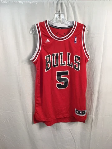 Adidas Jersey Chicago Bulls # 5 Boozer Size S + 2 Inches Length Cover