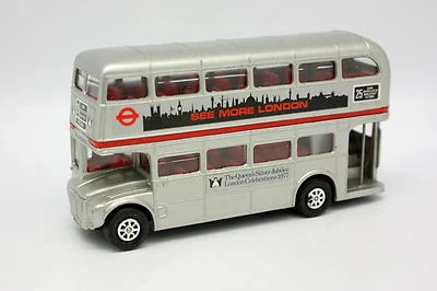 Corgi Toys 1/55 - Autobus Grigio Di Londra - Immagine 1 di 2