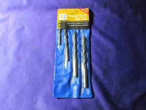 4 PC WOOD DRILL BIT SETS - 4 MM, 5 MM, 6 MM, 7 MM FREE SHIPPING NIB - Picture 1 of 2