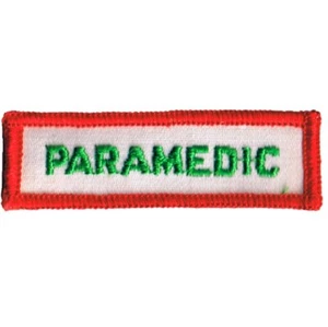 Vintage Paramedic Patch - First Responder Medical Uniform Badge 2.75" (Sew on) - Picture 1 of 1