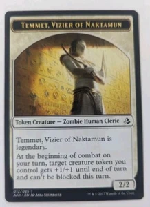 Temmet, Vizier of Naktamun Token, Amonkhet, Magic The Gathering, MTG - Picture 1 of 1