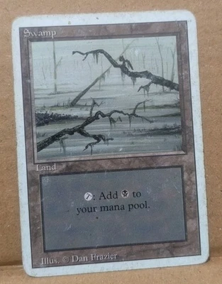 Rivals Quick Start Set Land Swamp #59 Magic The Gathering Card 1996 - Image 1 of 2