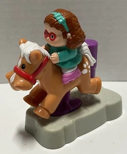 Vtg 2004 Fisher-Price Little People McDonald’s Happy Meal Toy: Maggie on Horse - Picture 1 of 8