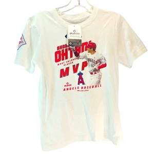 NWT Youth Large 10/12 New Era Shohei Ohtani MLB MVP T-Shirt Los Angeles Angels - Picture 1 of 13