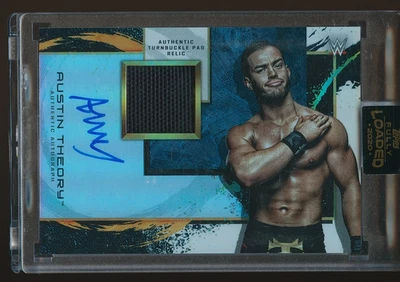 Austin Theory 2020 Topps Fully Loaded Turnbuckle Pad Relics RC Auto /99 - Image 1 of 2