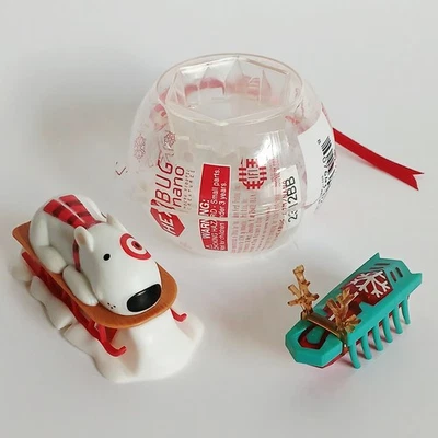 HEXBUG Nano Bullseye Dog on a Sled & Reindeer Ornament; Target Exclusive - Image 1 of 3
