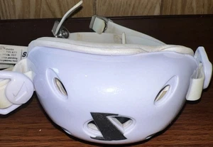 Riddell Speed Flex Sports Star Football Helmet White Hard Cup Gel Chinstrap! 🍀 - Picture 1 of 14