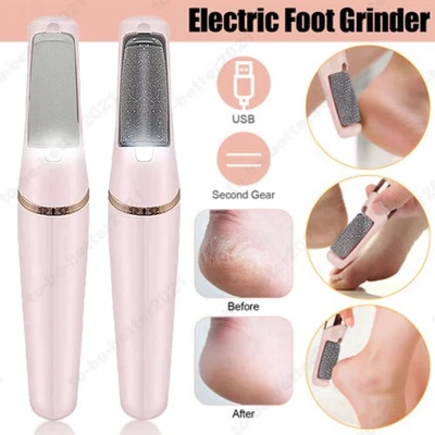 USB Rechargeable Electric Foot File Callus Remover Pedicure Machine Apparatus - Bild 1 von 4