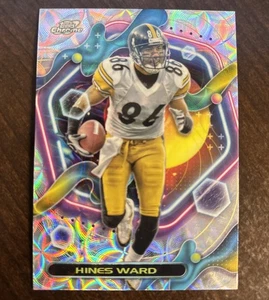 2024 Topps Compuesto ☼ Topps Cromo 292 Núcleo Refractor Hines Ward Steelers - Imagen 1 de 2