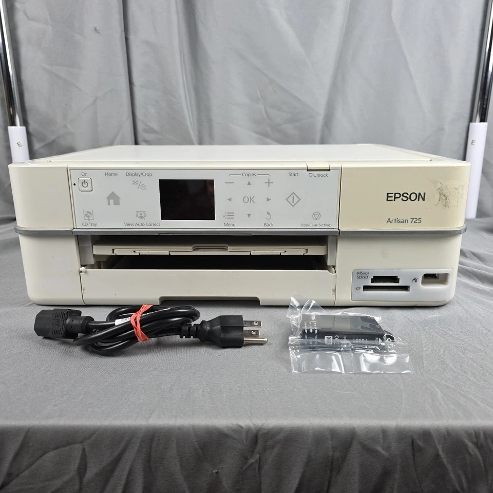 Epson Artisan 725 Color Inkjet Printer DVD/CD Tray Printer W/ New Ink - Tested - Image 1 of 4