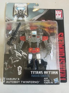 Twinferno & Daburu Sigillato MISB MOSC Deluxe Titans Return Transformers - Foto 1 di 2