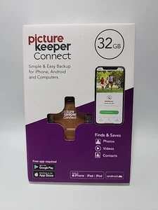Picture Keeper Connect 32GB Photo Backup Drive iPhone Android Computer - Photo 1/3