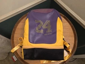  Basketball Lakers Kobe Bryant 24 Mamba Rucksack Lila Gelb - Bild 1 von 4