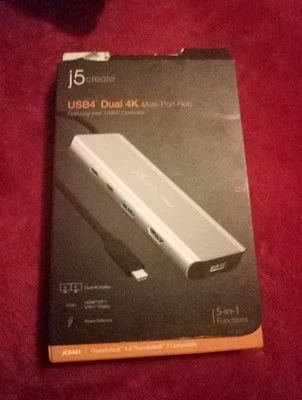 Hub Multi Puerto, USB4 Dual 4K Con Controlador Intel USB Foto 1 de 4