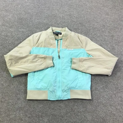 Члены только куртка женщин маленький хаки Baby синий цвет блок бейсбол бомбардировщик - Изображение 1 из 4