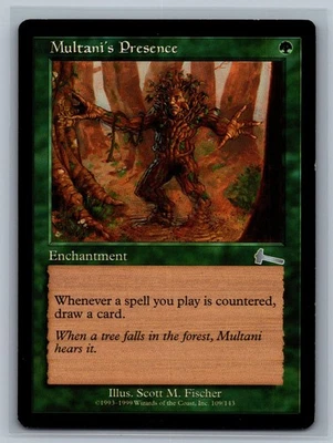 Magic The Gathering Urza's Legacy Multani's Presence #109/143 MTG TCG CCG - Image 1 of 2