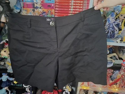 Pantalones cortos Rafaella Curvy 14p negros para mujer (usados) Foto 1 de 3