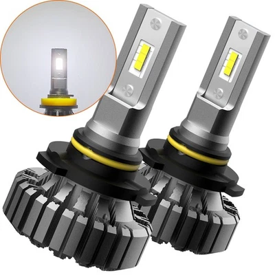 AUXITO 9006 2x LED HB4 Bulbs Low Headlight Beam Play Mini Plug Size Lamp Bright - Image 1 of 4