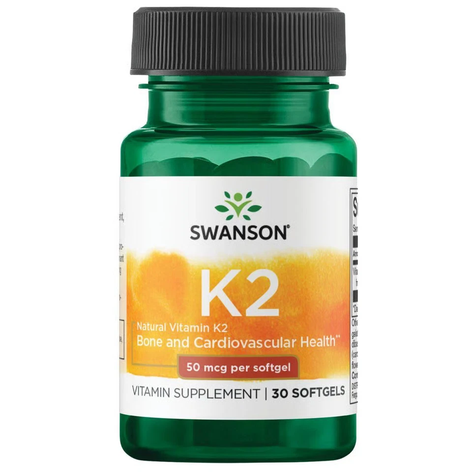 Swanson Vitamin K-2 - Natural 50 Mcg 30 Softgels - Image 1 of 4