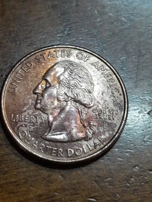 RED Copper Color. 2002. D Quarter AM Touching  - Image 1 of 4